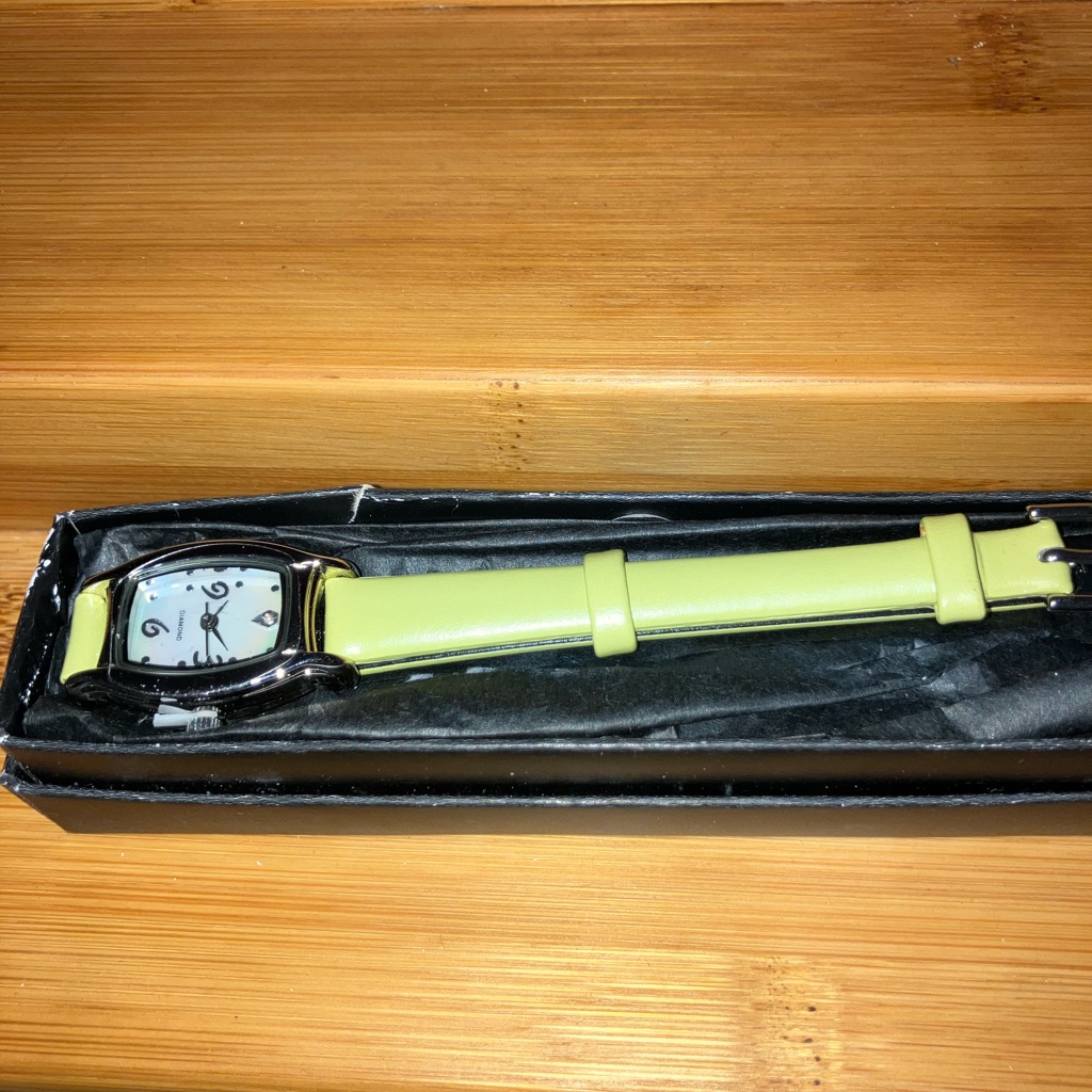 Diamond Accent Watch With Mother Of Pearl Dial